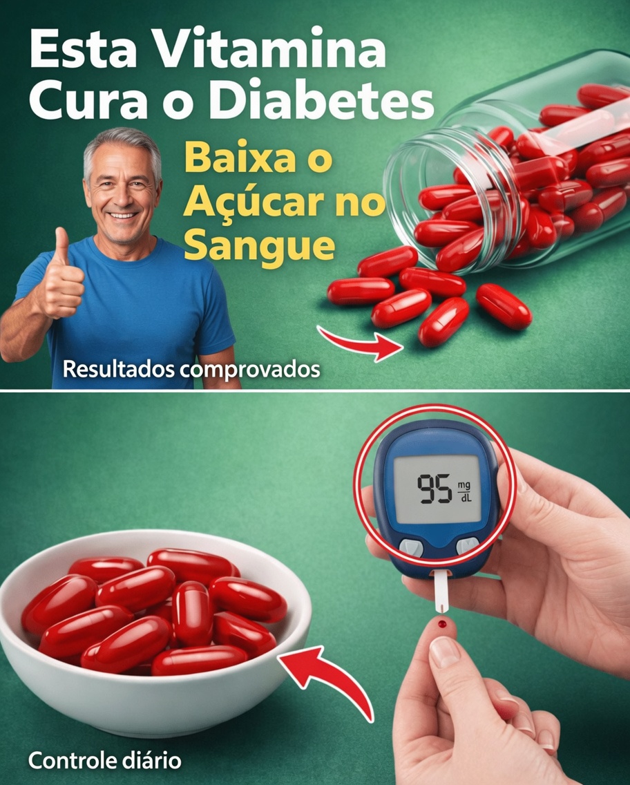3 Vitaminas que a Maioria dos Diabéticos Tem Perigosamente em Falta (Corrija Isso = Melhor Controle da Glicose, Menos Complicações)