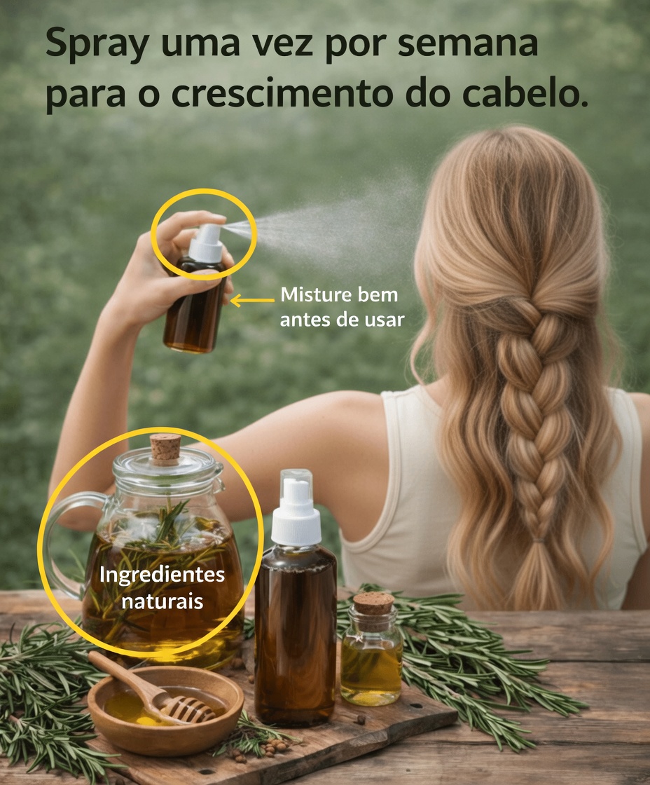 Orvalho de Alecrim para Crescimento Capilar: Descubra o Segredo Natural da Vovó para Cabelos Mais Saudáveis aos 40 Anos e Além