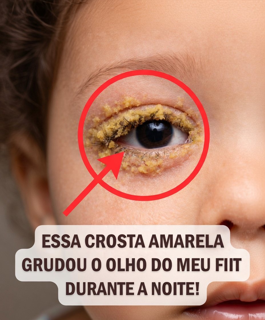 O olho do seu filho pequeno está grudado com uma gosma amarela? Maneiras seguras de limpá-lo em casa