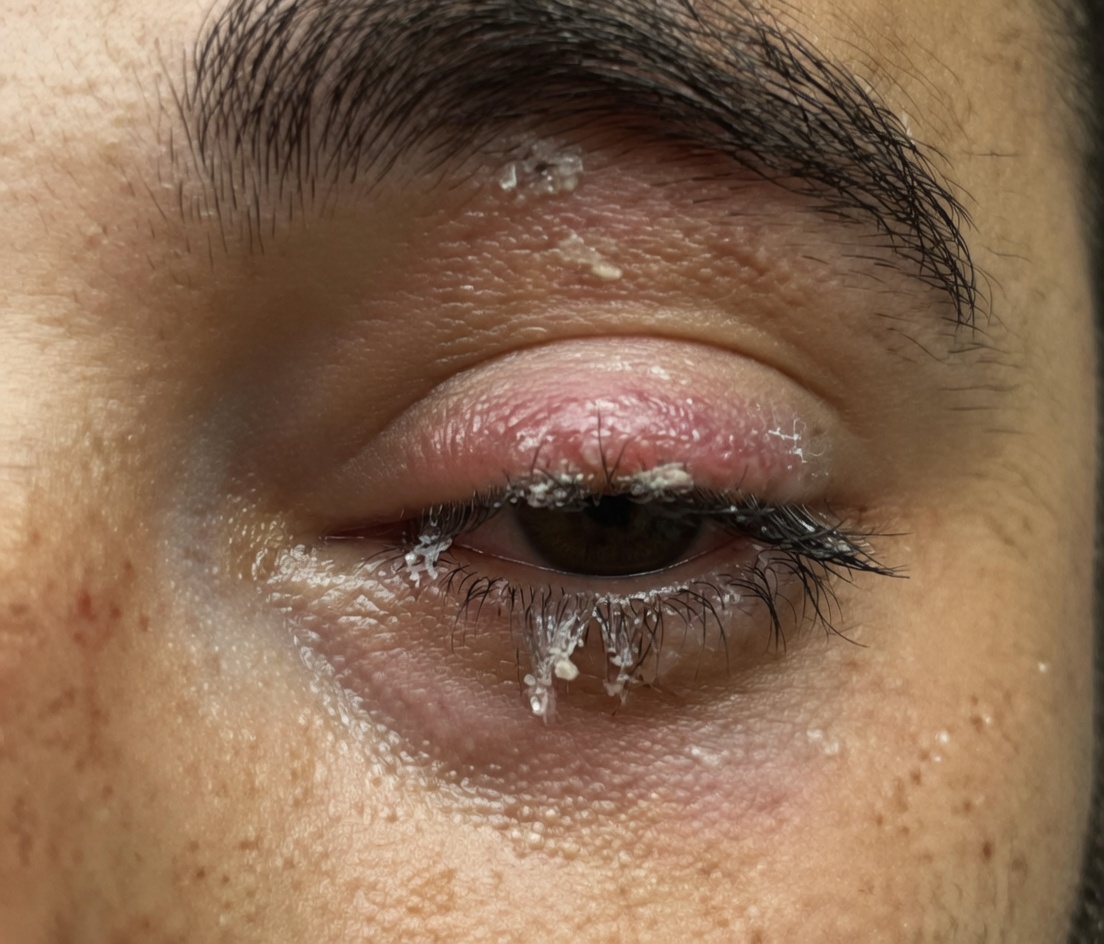 O olho do seu filho pequeno está grudado com uma gosma amarela? Maneiras seguras de limpá-lo em casa