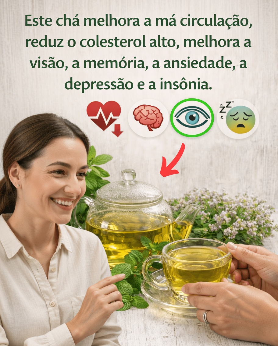 Como Este Chá Natural para Circulação Melhora o Fluxo Sanguíneo e Ajuda a Aliviar o Desconforto com Inchaço nas Pernas Após os 40