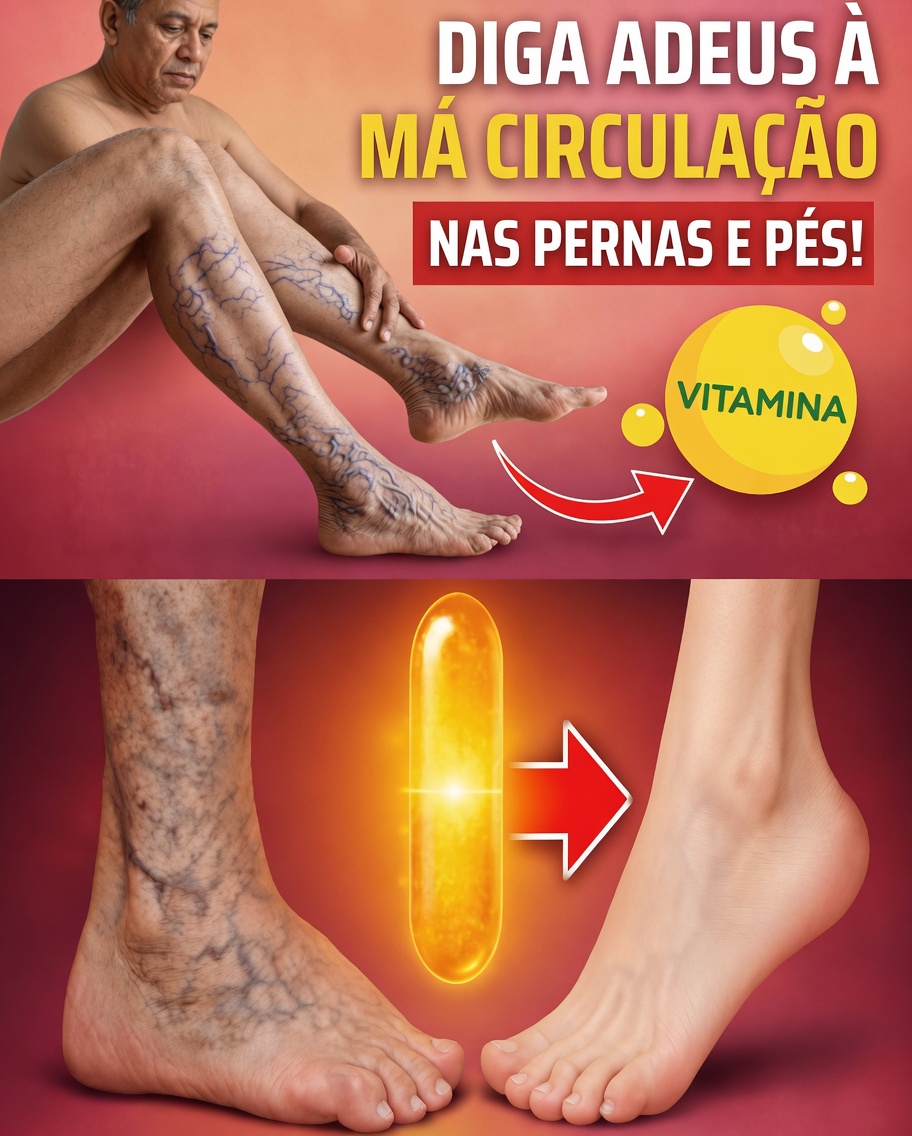 1 vitamina que pode ajudar a melhorar naturalmente a circulação nas pernas e nos pés