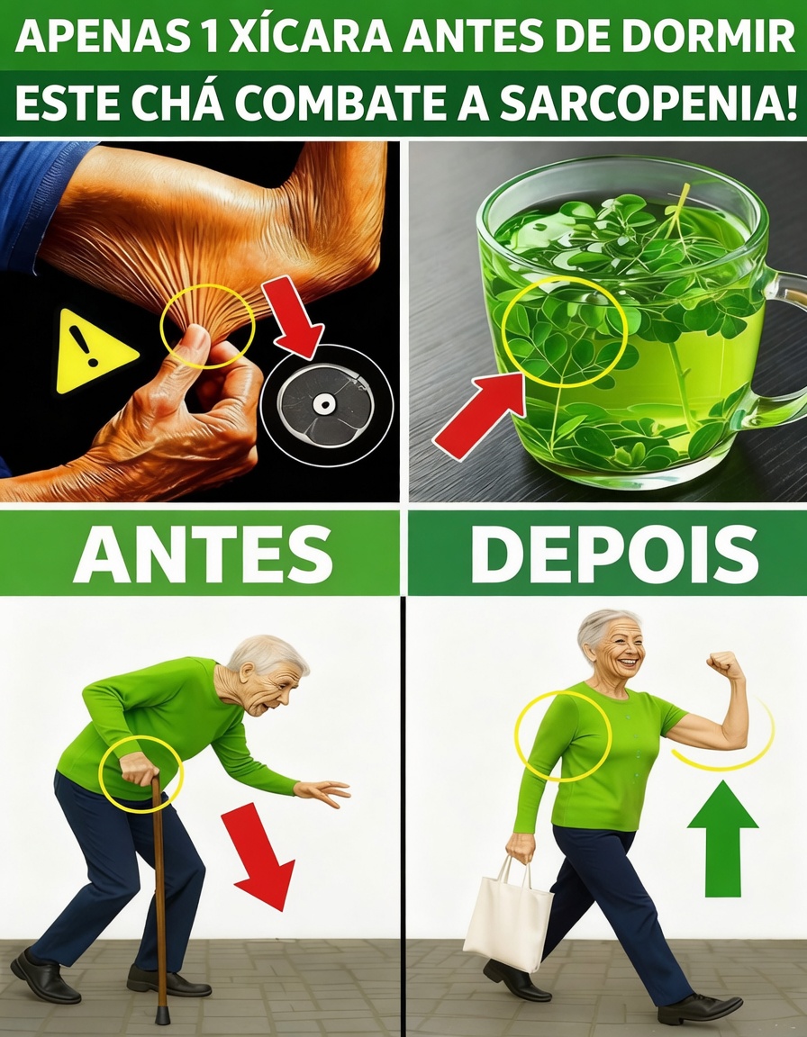 Acima dos 60? Estes 3 chás do dia a dia podem ajudar você a reconstruir músculos e voltar a caminhar com confiança