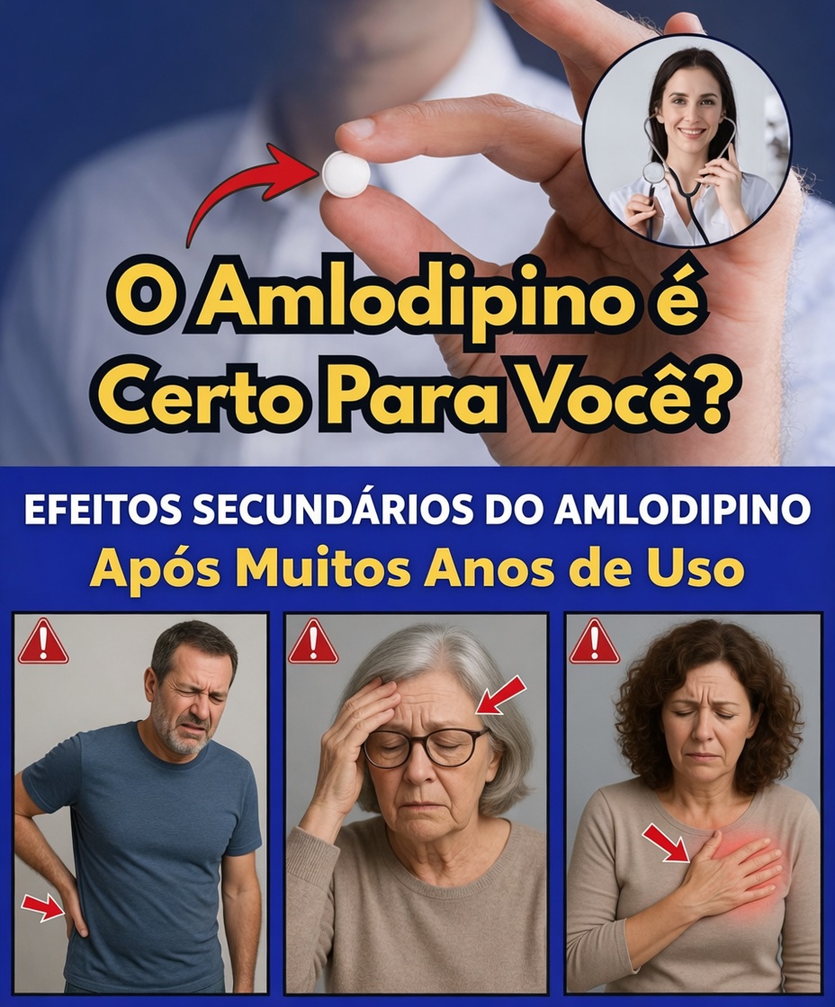 12 piores efeitos colaterais da amlodipina que você nunca deve ignorar: o que milhões ignoram