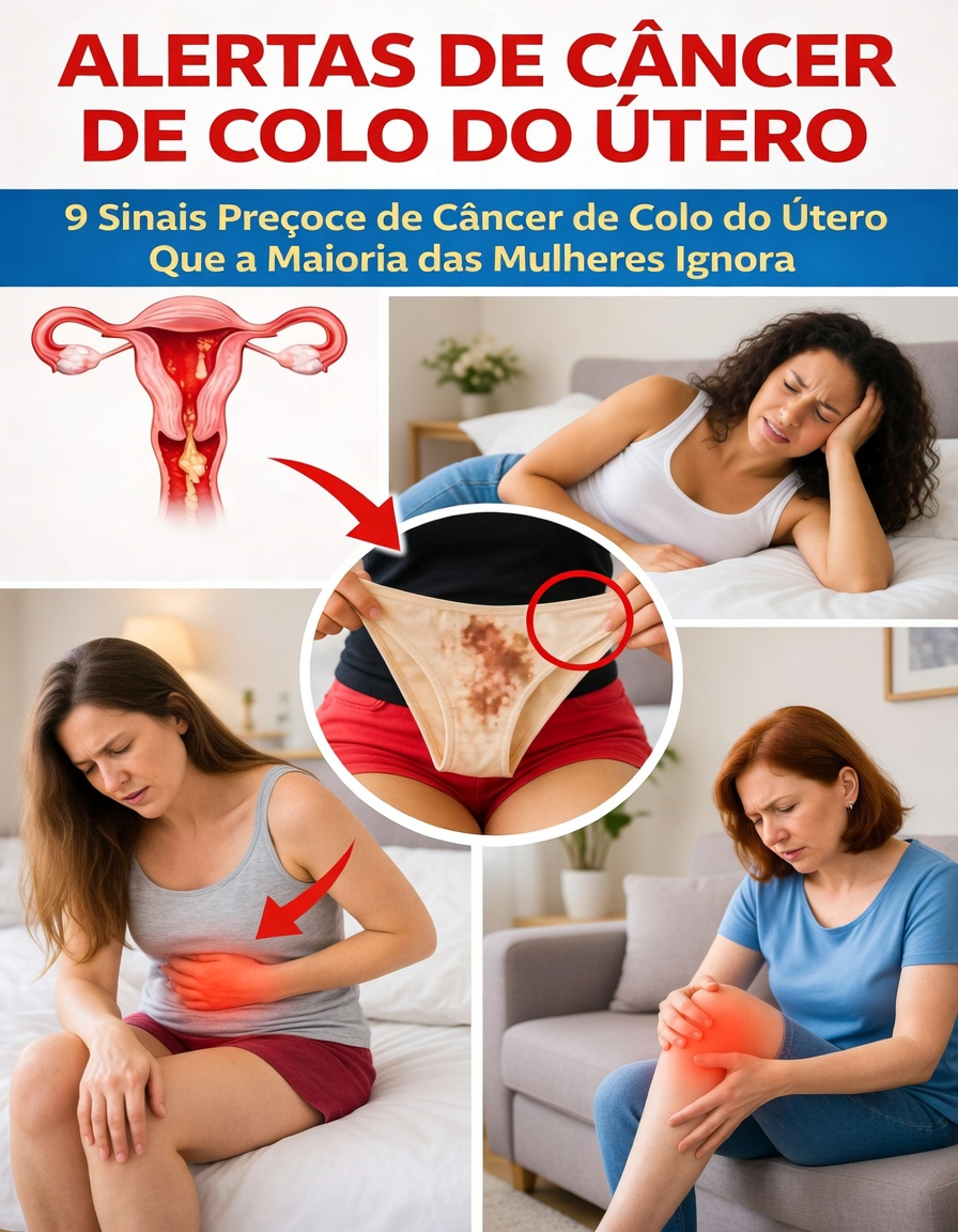 9 Sinais Precoces de Câncer de Colo do Útero que a Maioria das Mulheres Ignora — e Por que Agir Agora Salva Vidas