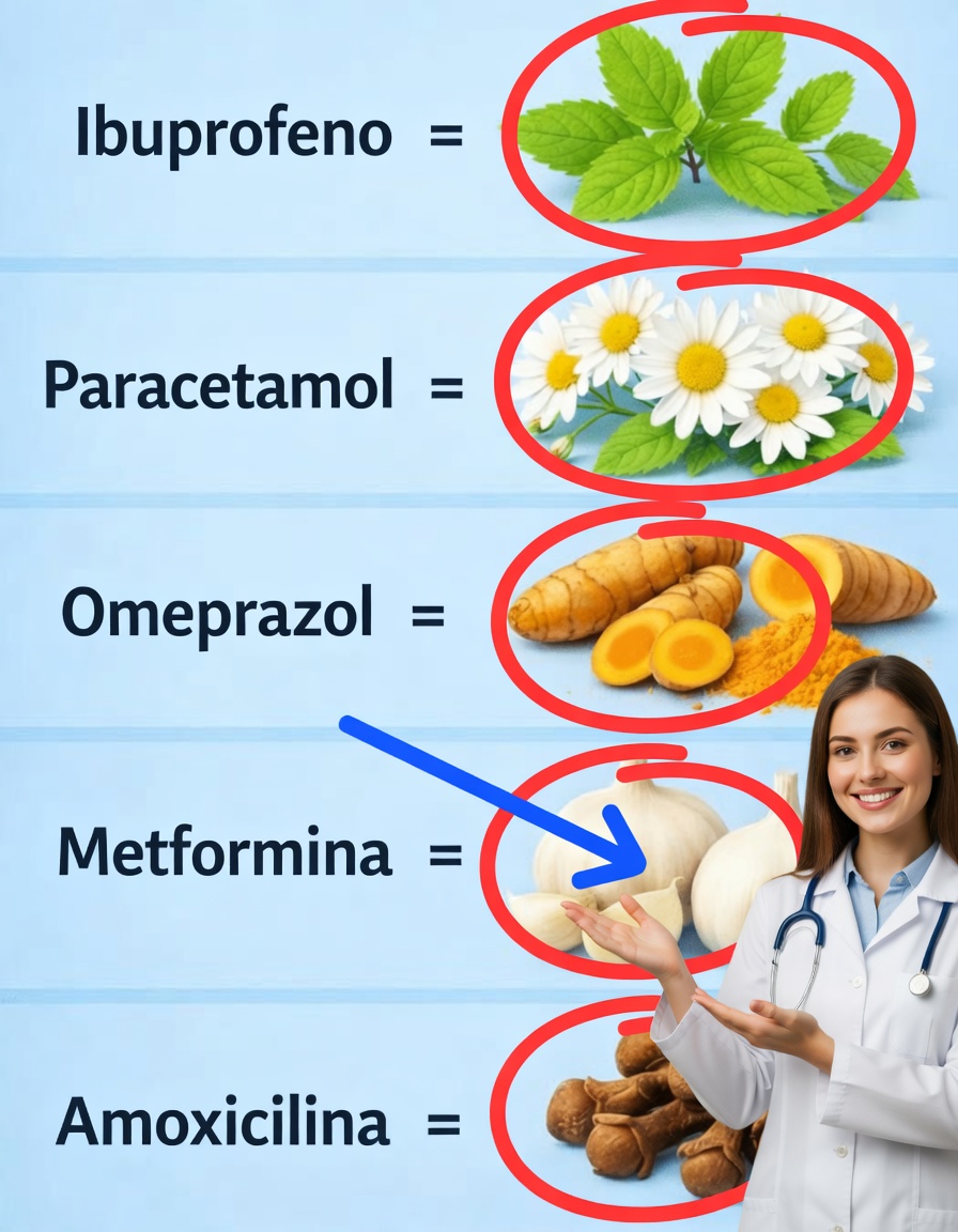 6 ervas naturais que podem beneficiar sua saúde como medicamentos comuns