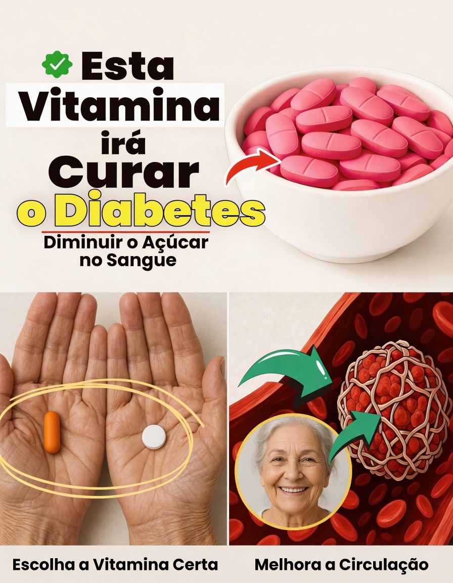 As 3 principais vitaminas que podem ajudar diabéticos a melhorar a circulação naturalmente