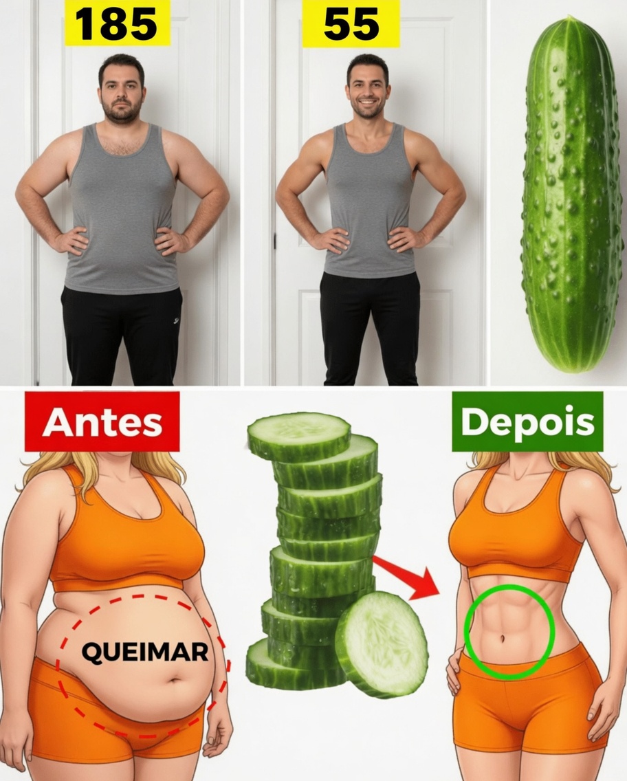 Como Emagrecer com Pepino! Receita Matinal Simples e Rápida