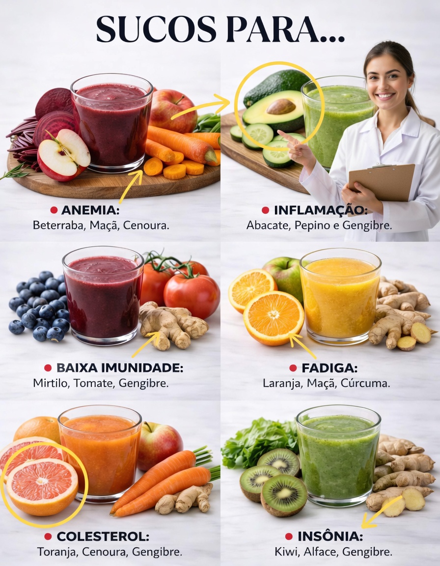 7 Sucos Matinais que Ajudam a Manter o Equilíbrio Natural do Seu Corpo Todos os Dias