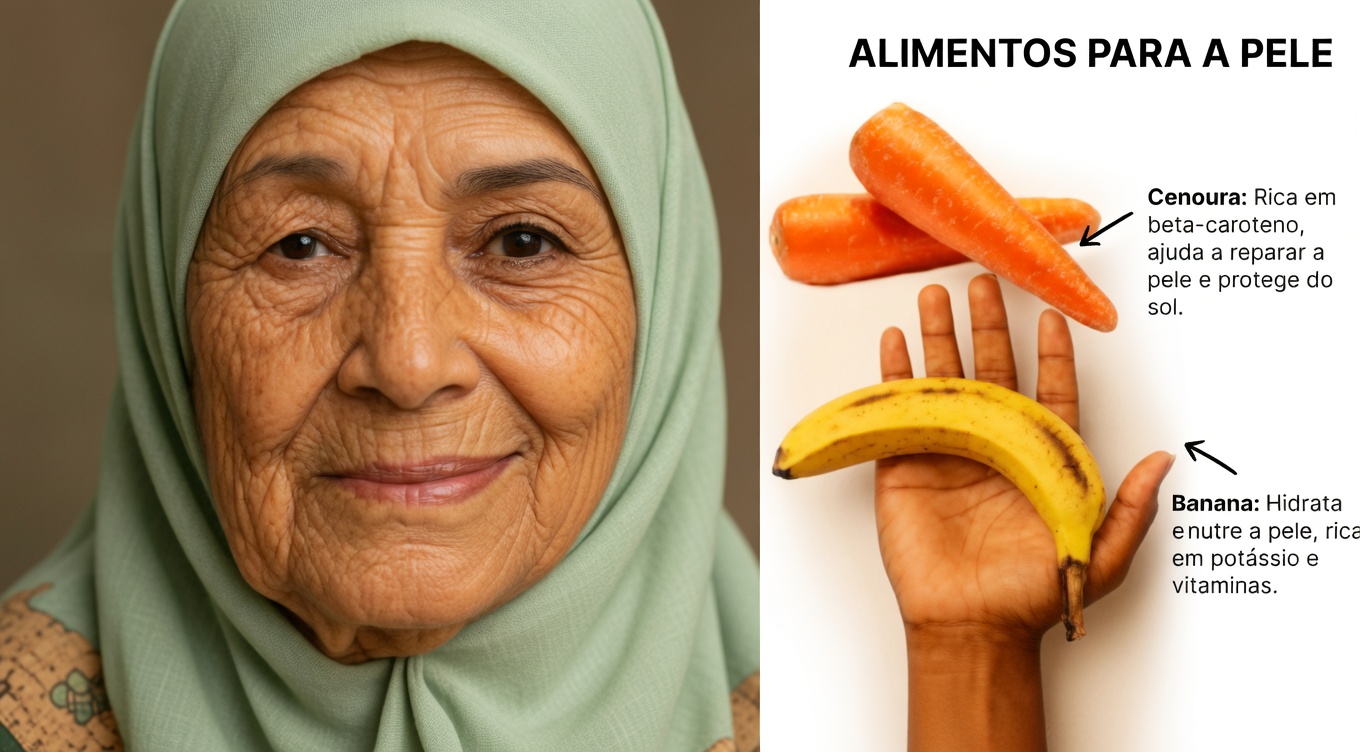 Brilhe como nunca antes: a máscara facial de banana e cenoura que desafia o envelhecimento