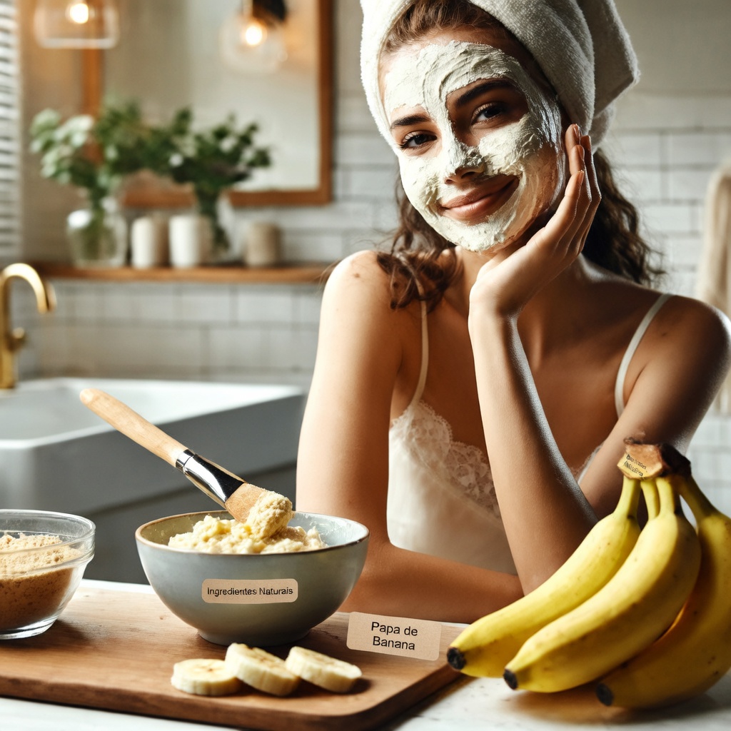 Brilhe como nunca antes: a máscara facial de banana e cenoura que desafia o envelhecimento