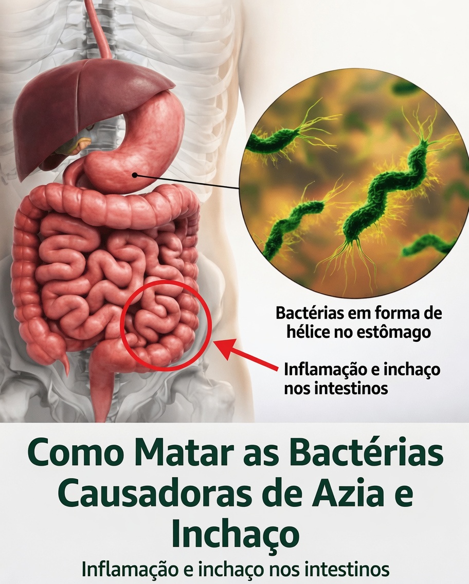 Diga Adeus à Azia e ao Inchaço: Descubra Como Eliminar a Bactéria que Causa Isso!