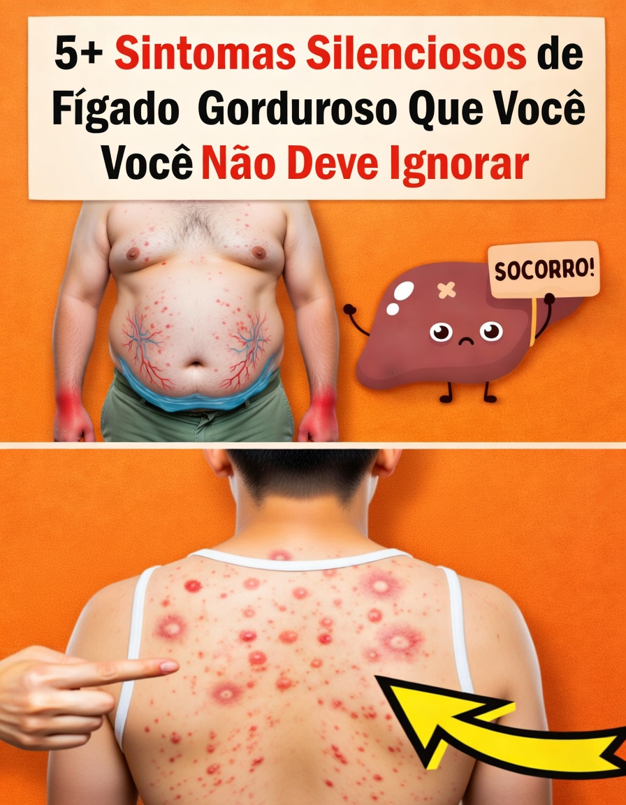 5+ Sinais Silenciosos de Fígado Gorduroso que Podem Estar à Vista de Todos – Não os Ignore!