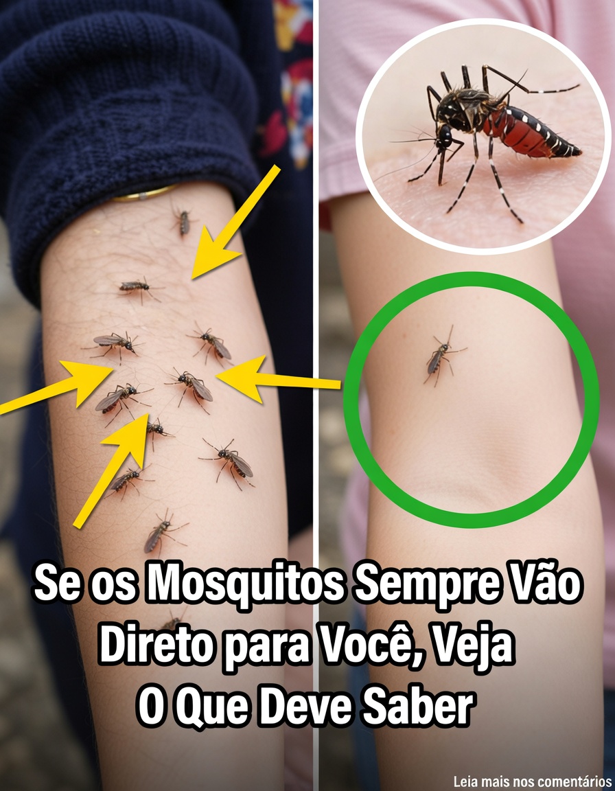 Por que os mosquitos sempre picam você primeiro? Descubra o que os atrai e como se proteger!
