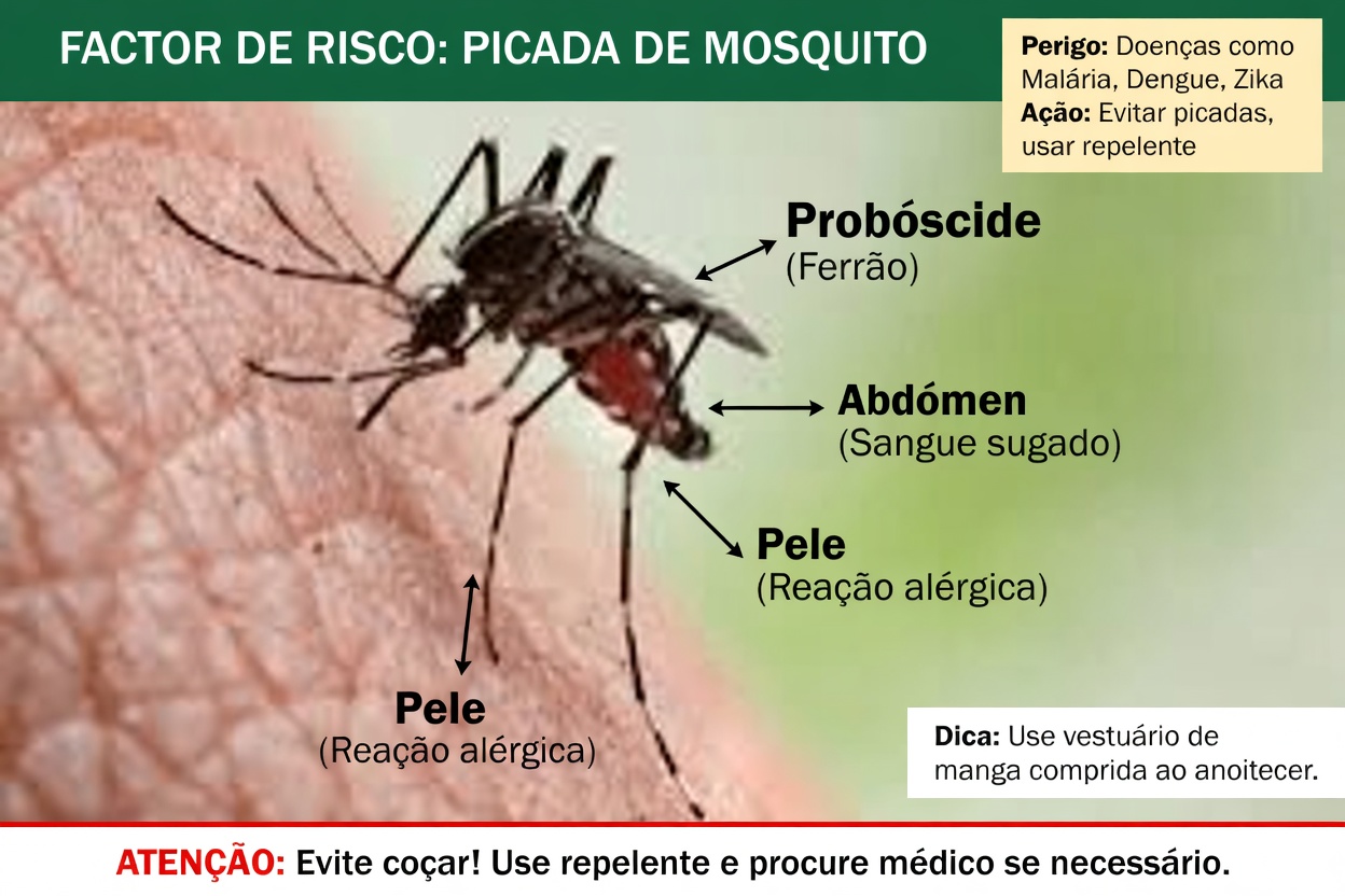 Por que os mosquitos sempre picam você primeiro? Descubra o que os atrai e como se proteger!