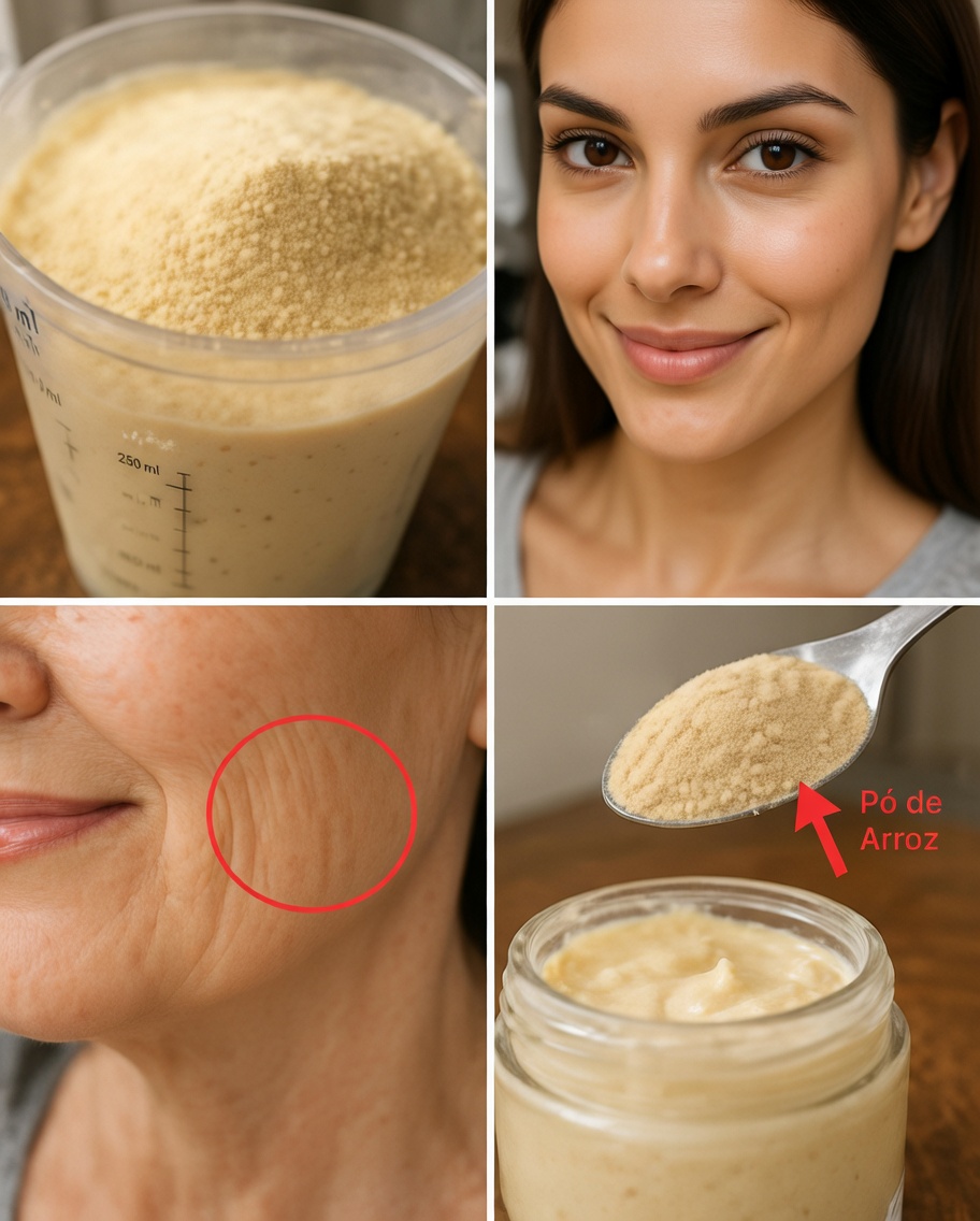 Fermento e iogurte removem todas as rugas em 3 minutos. Mesmo aos 70 anos