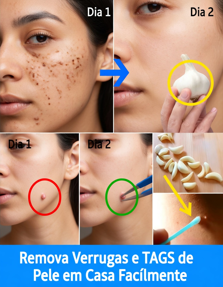 Remova as acrocórdons durante a noite com Vaselina