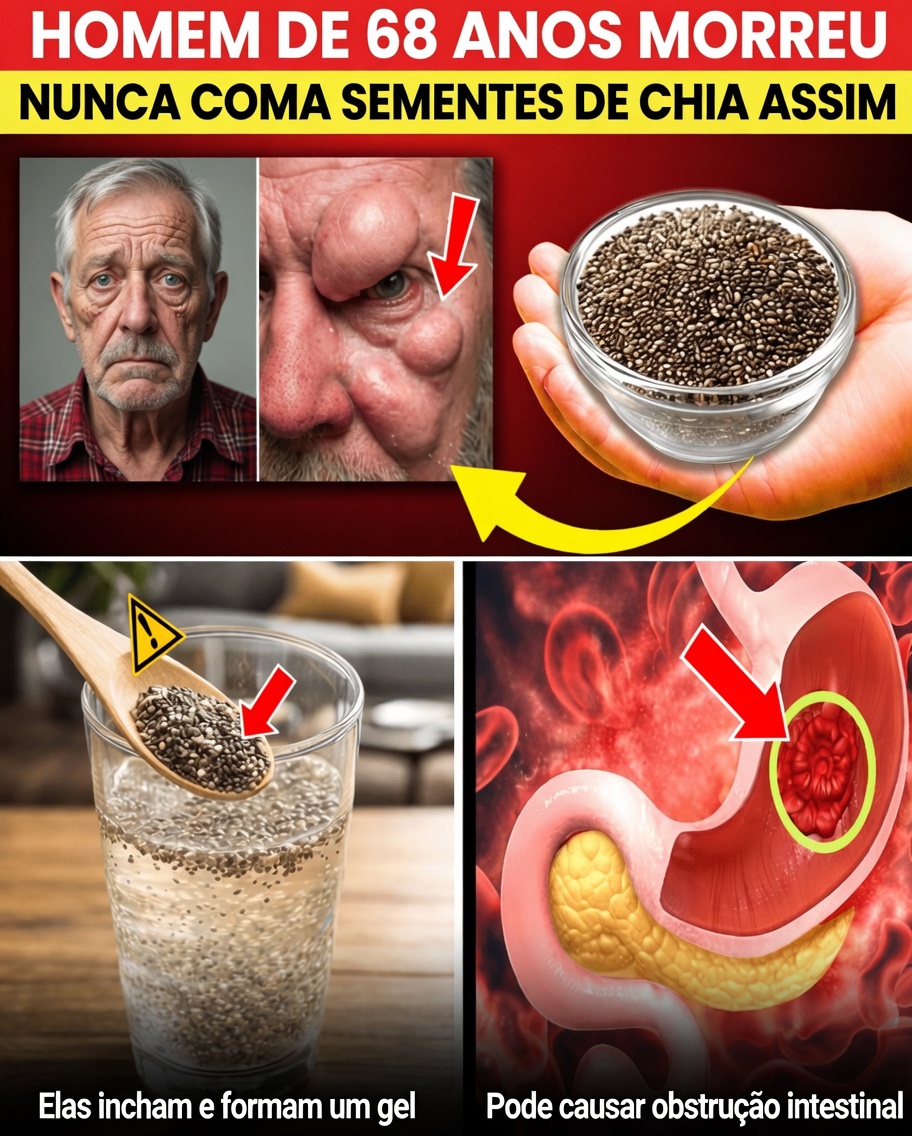 Idoso, Pare de Comer Chia! A Forma Errada de Comer Chia que Prejudica Seu Corpo