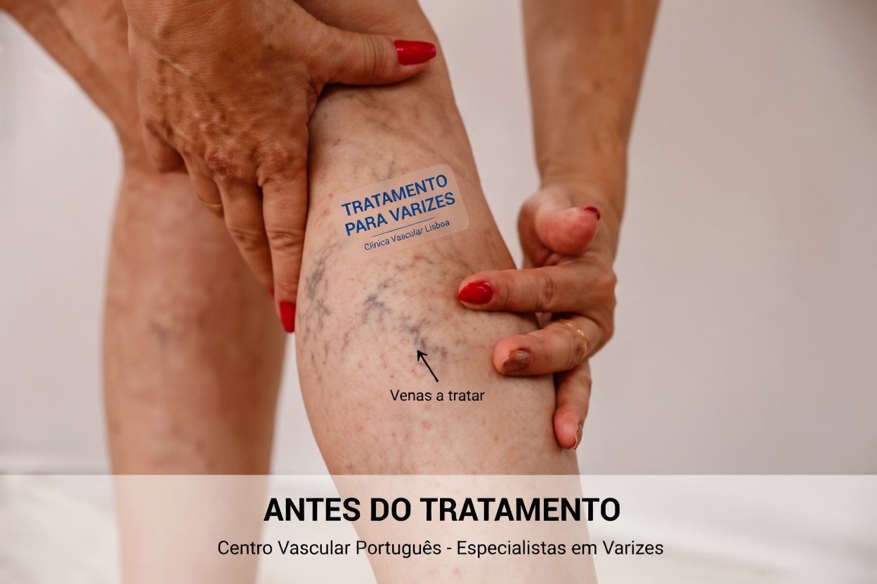 Sem cirurgia. Sem comprimidos. Apenas alívio natural para as varizes nas suas pernas