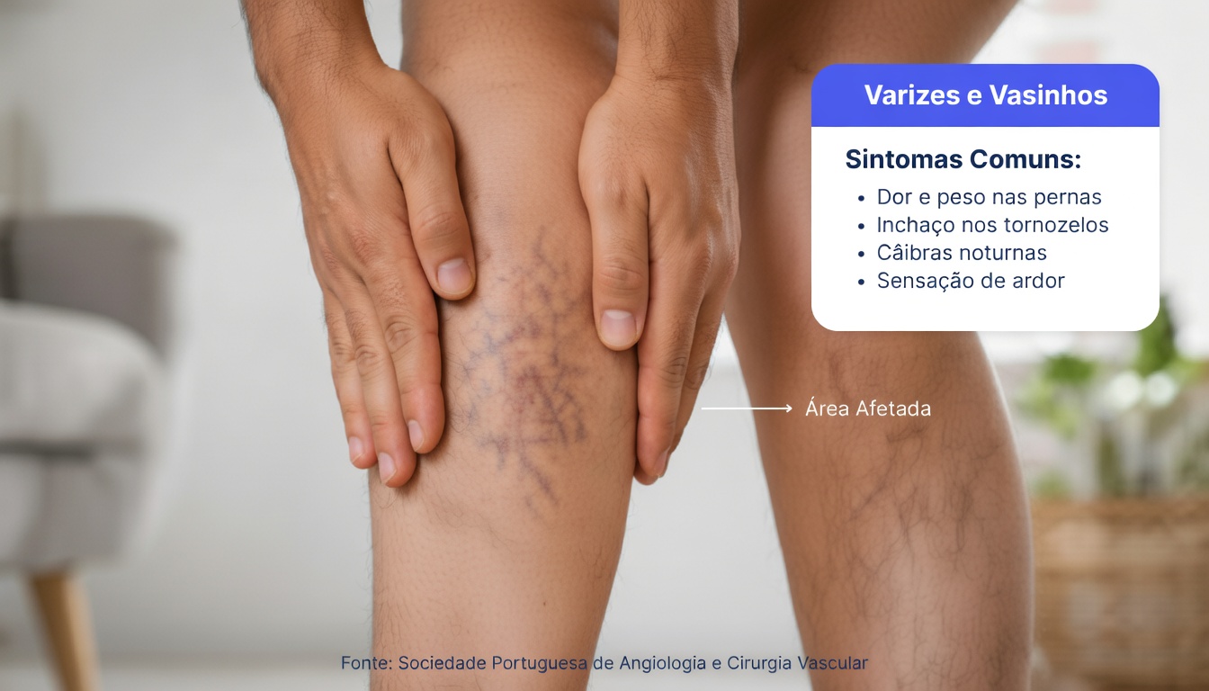 Sem cirurgia. Sem comprimidos. Apenas alívio natural para as varizes nas suas pernas