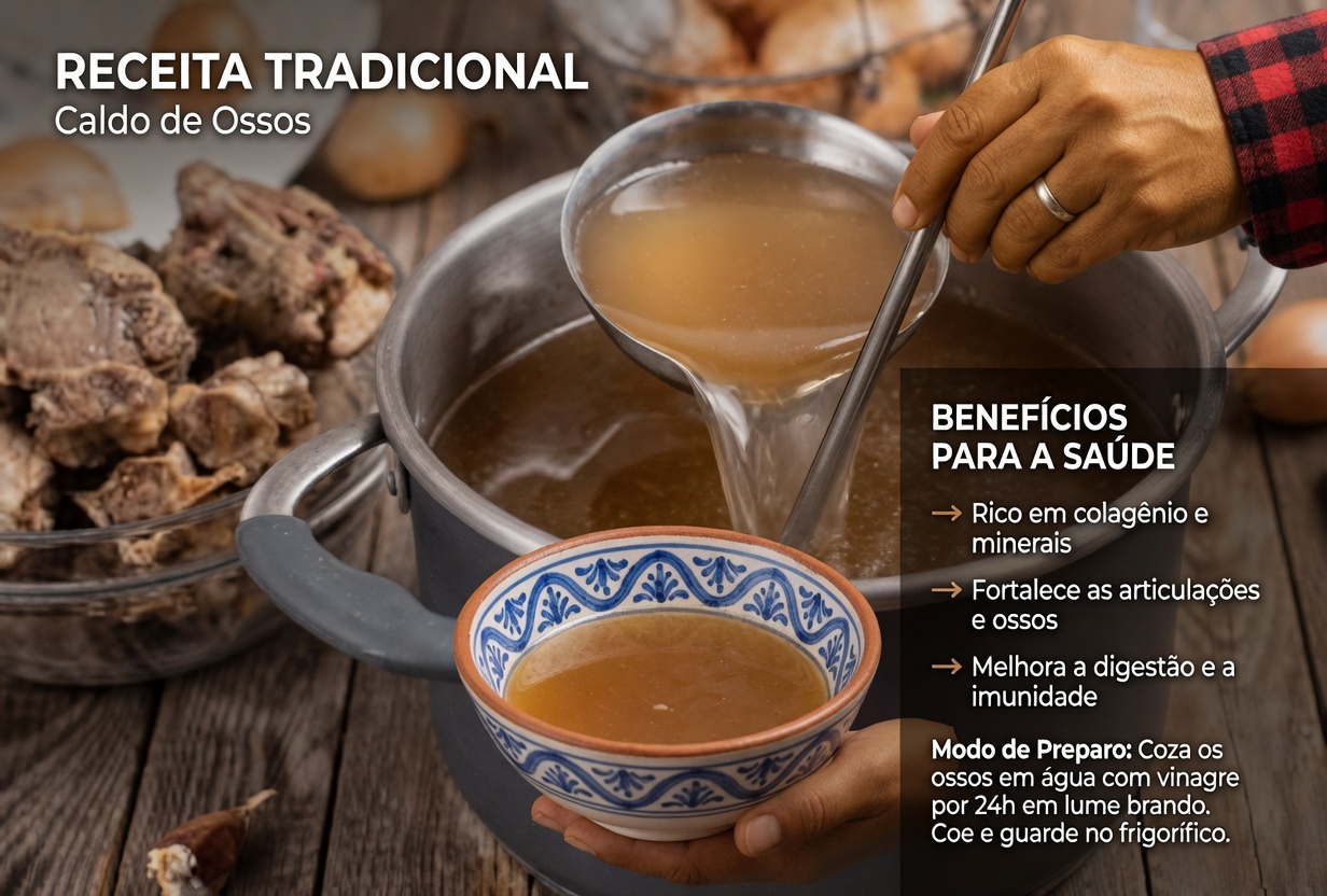 Desbloqueie Joelhos Sem Dor com Esta Bebida Milagrosa de Caldo de Ossos