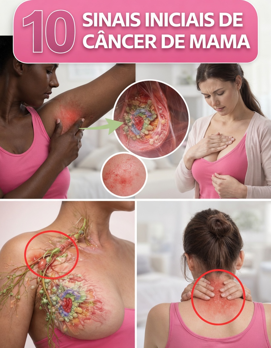 10 Sinais de Alerta e Sintomas Importantes do Câncer de Mama que Todas as Mulheres e Homens Devem Conhecer