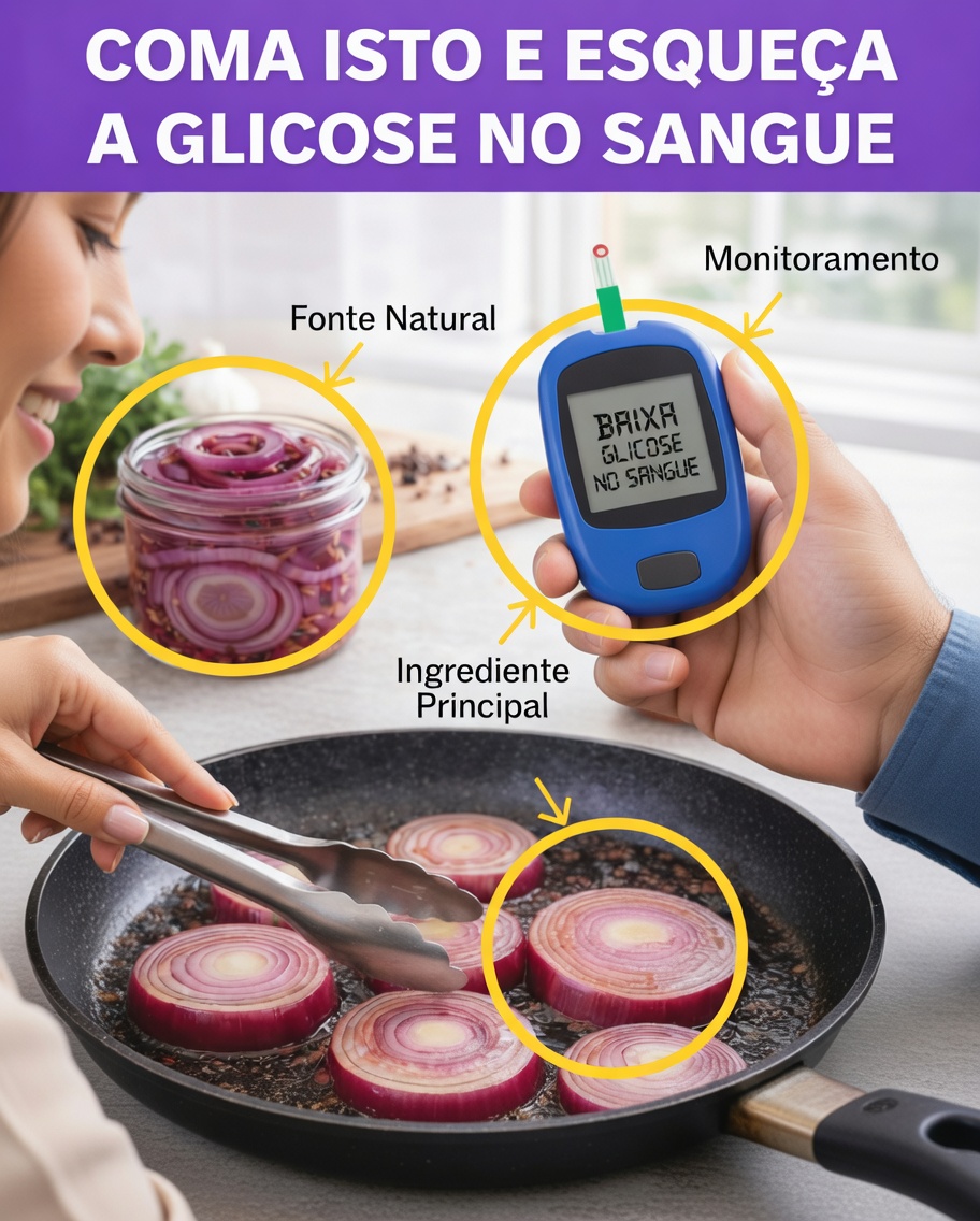 A Receita de Cebola Que Destrói o Diabetes, Limpa Suas Artérias e Salva Seu Coração!