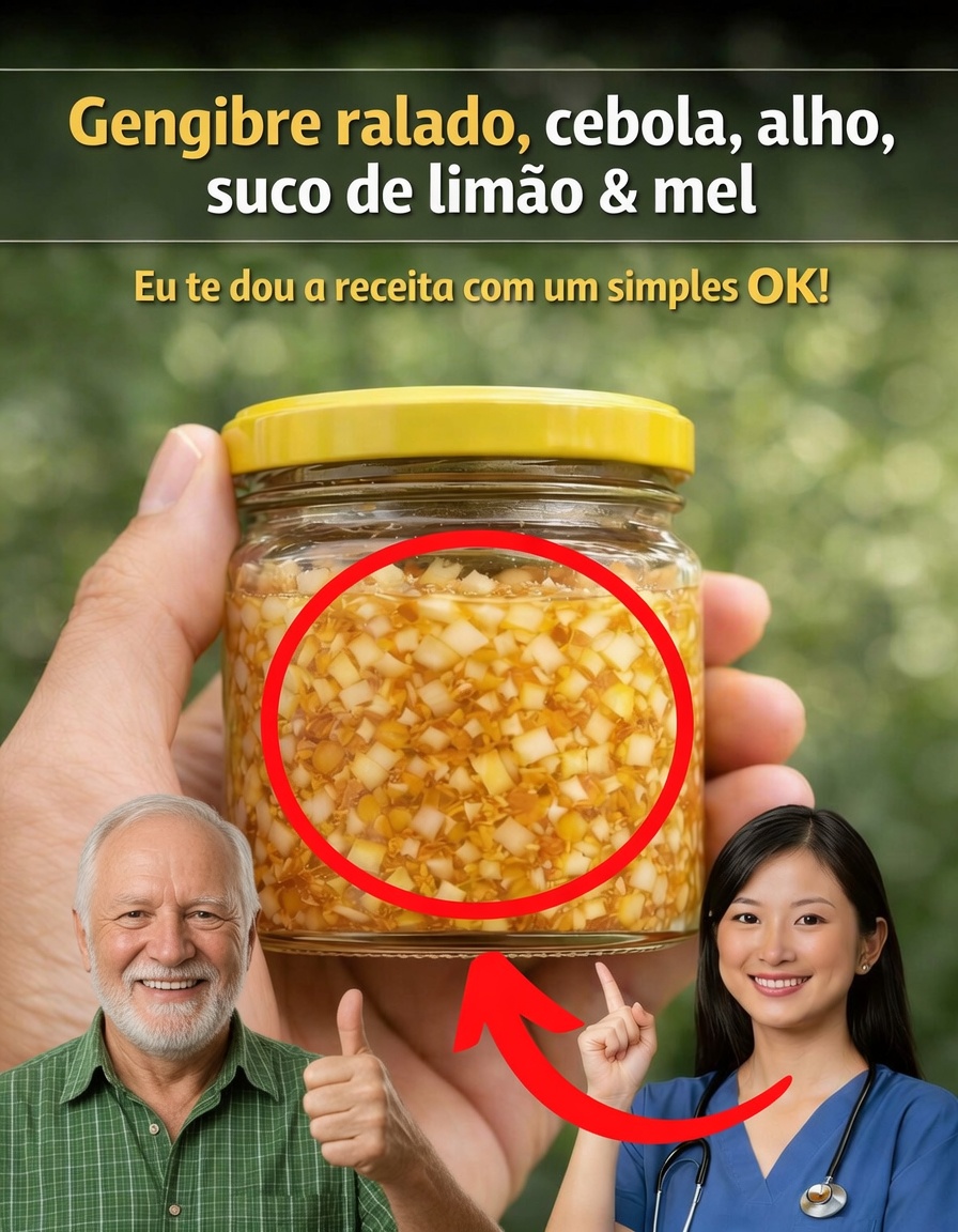 Mistura de gengibre, alho, cebola e limão: uma forma natural de apoiar a limpeza dos pulmões e do corpo