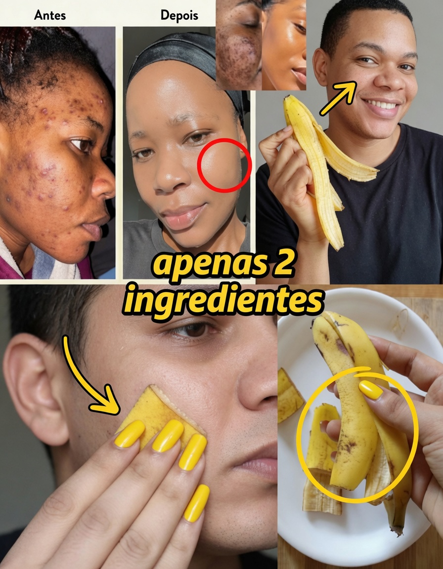 7 Maneiras Naturais de Suavizar Linhas Finas e Aumentar o Brilho da Pele Usando Cascas de Banana