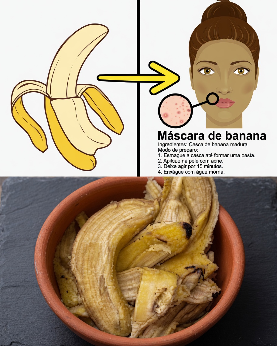 7 Maneiras Naturais de Suavizar Linhas Finas e Aumentar o Brilho da Pele Usando Cascas de Banana