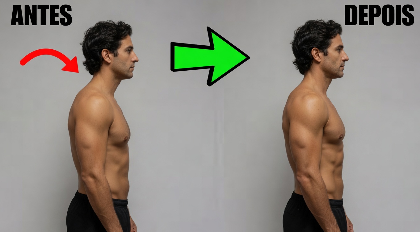 Como apoiar suavemente uma melhor postura com uma rotina diária de 4 minutos para postura de cabeça projetada para a frente após os 60