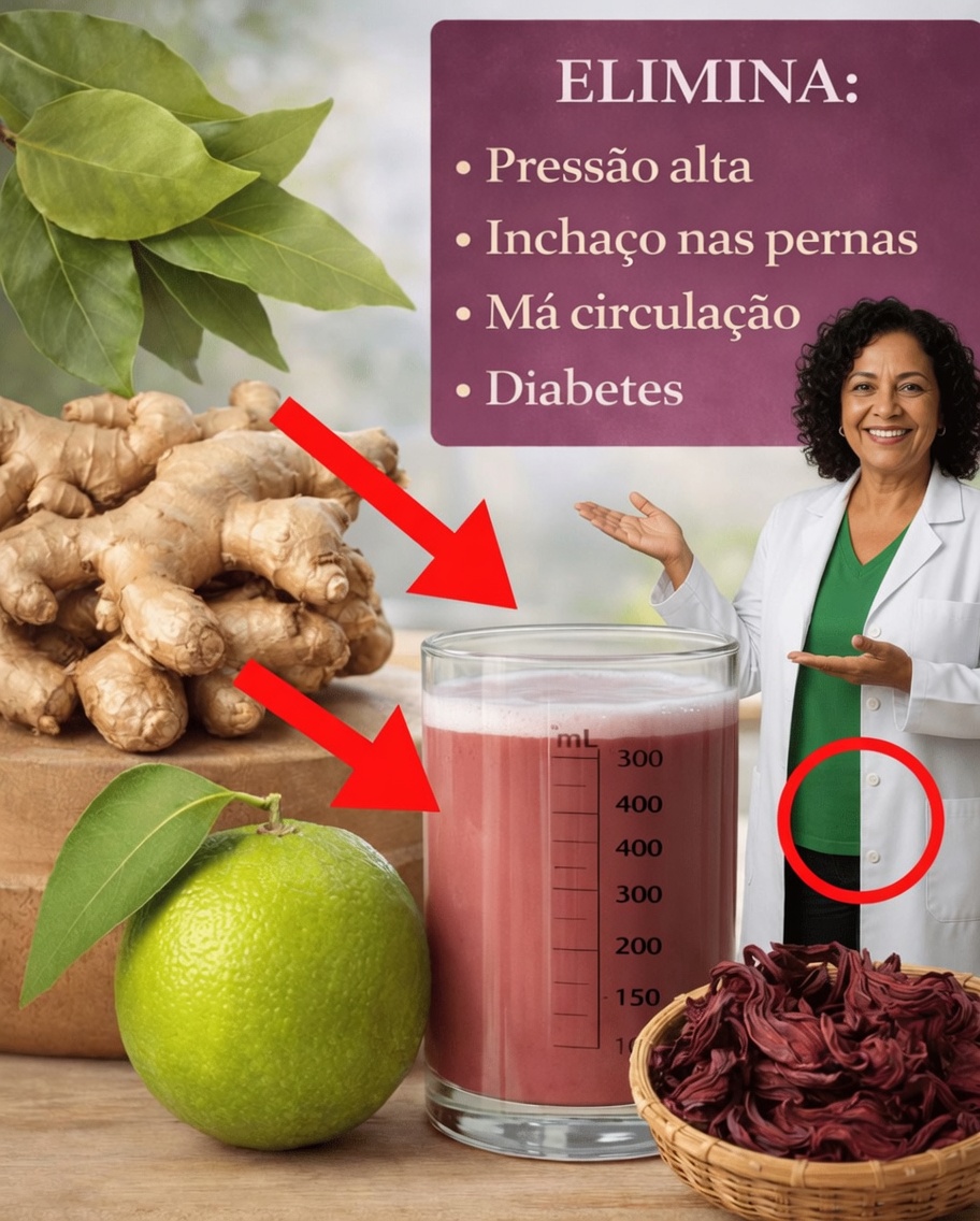 Gengibre, Folhas de Louro e Hibisco: Uma Bebida Herbal Refrescante para o Bem-Estar Diário – O Ritual Diário que Alivia a Digestão, Acalma a Inflamação e Aumenta a Vitalidade