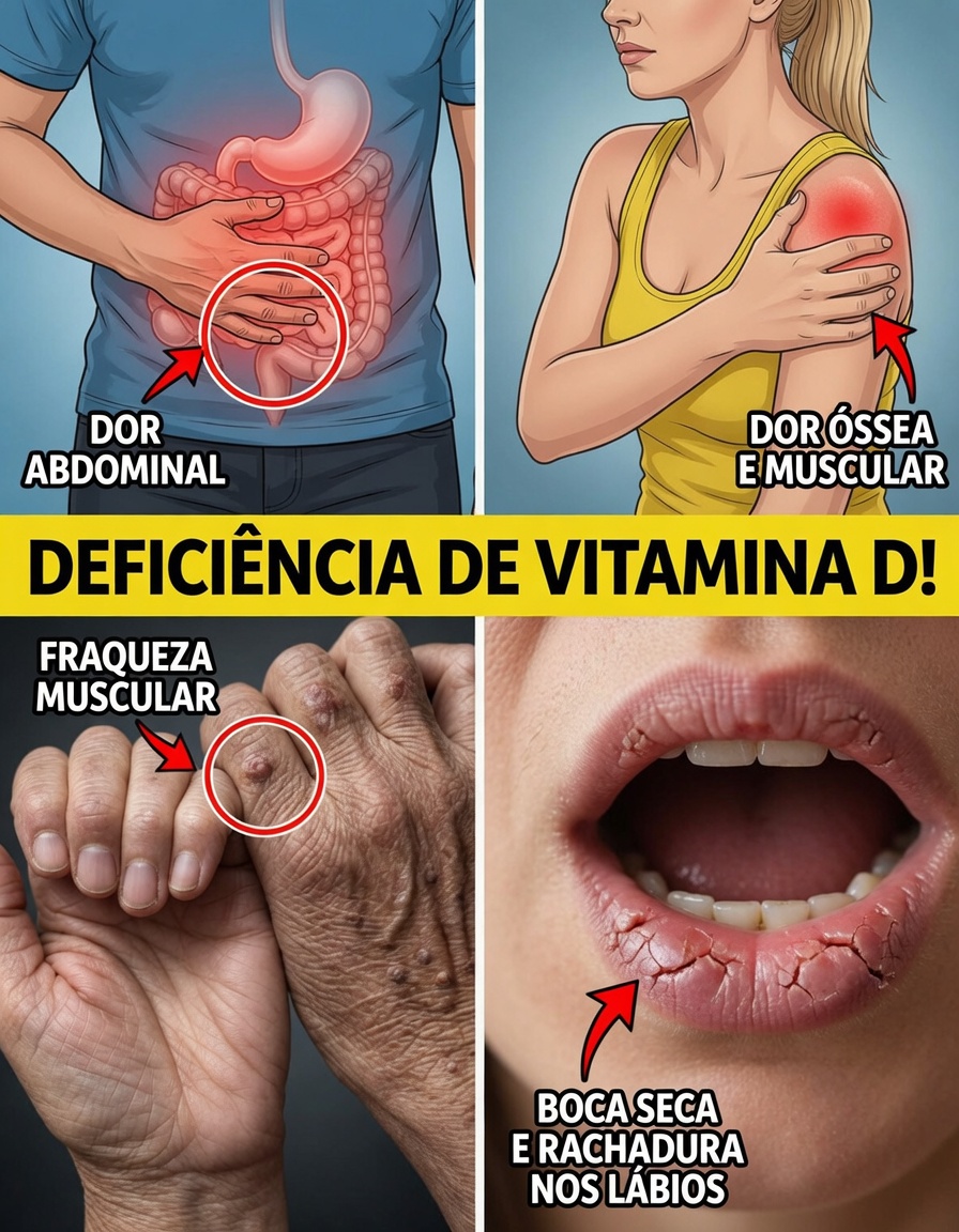 8 Sinais Estranhos de que sua Vitamina D Está Perigosamente Baixa – A Maioria das Pessoas Ignora Isso Até Ser Tarde Demais