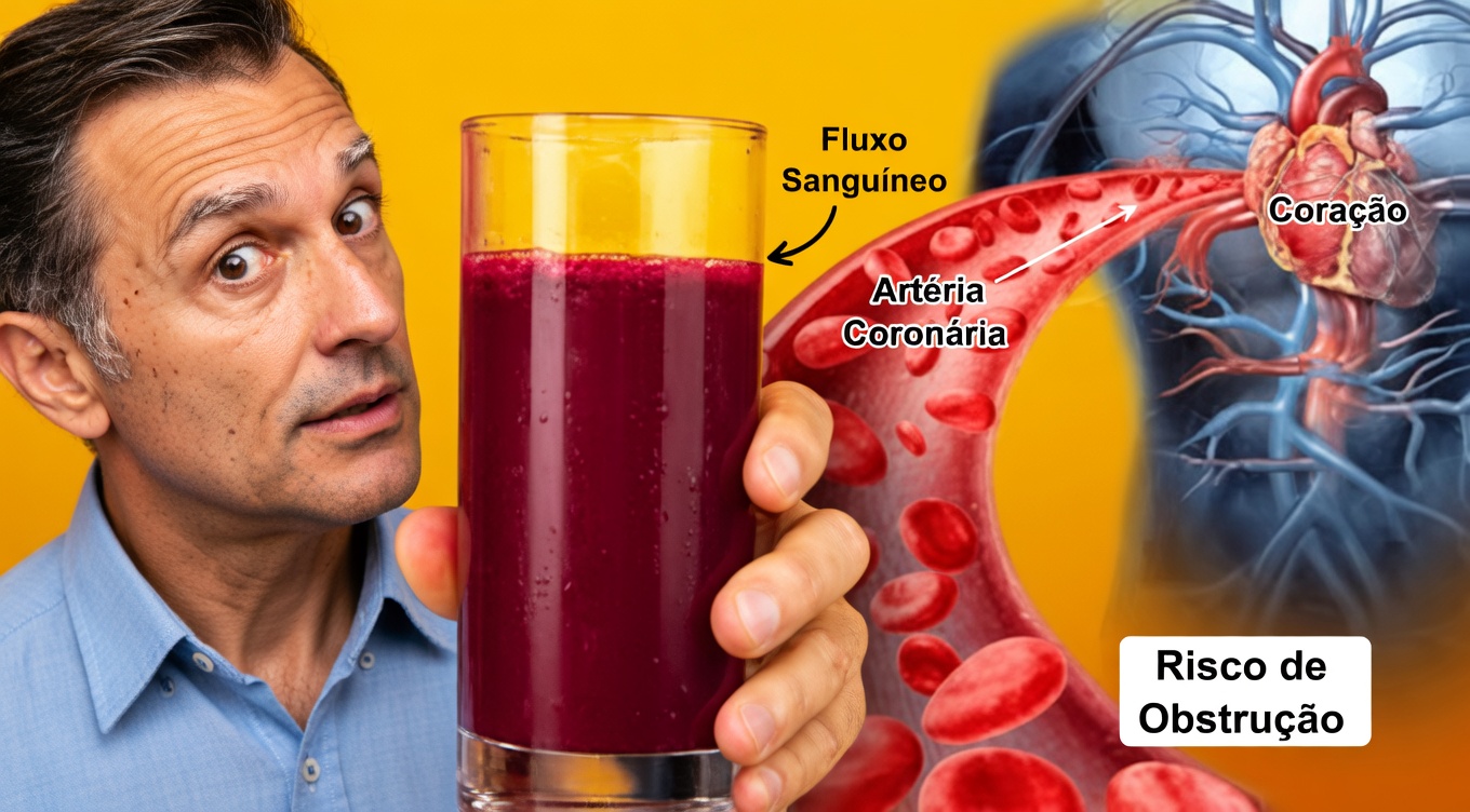 Mais de 60? Esta bebida de cozinha com 2 ingredientes desobstrui as artérias em 7 dias