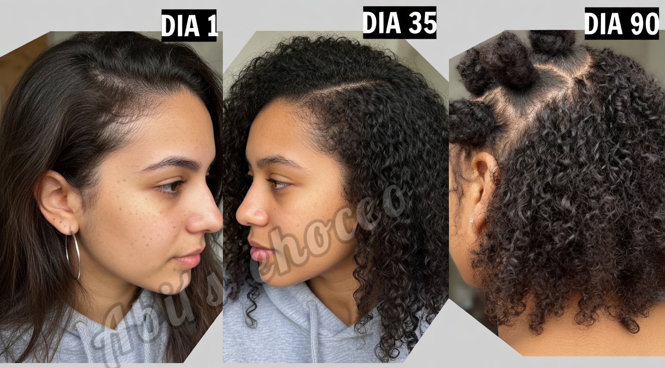 MEU CABELO ESTAVA COMPLETAMENTE CARECA! ATÉ QUE COMECEI A USAR ESTE REMÉDIO — MEU CABELO CRESCEU COMO LOUCO E A PELE BRILHA (Máscara de Arroz + Babosa)
