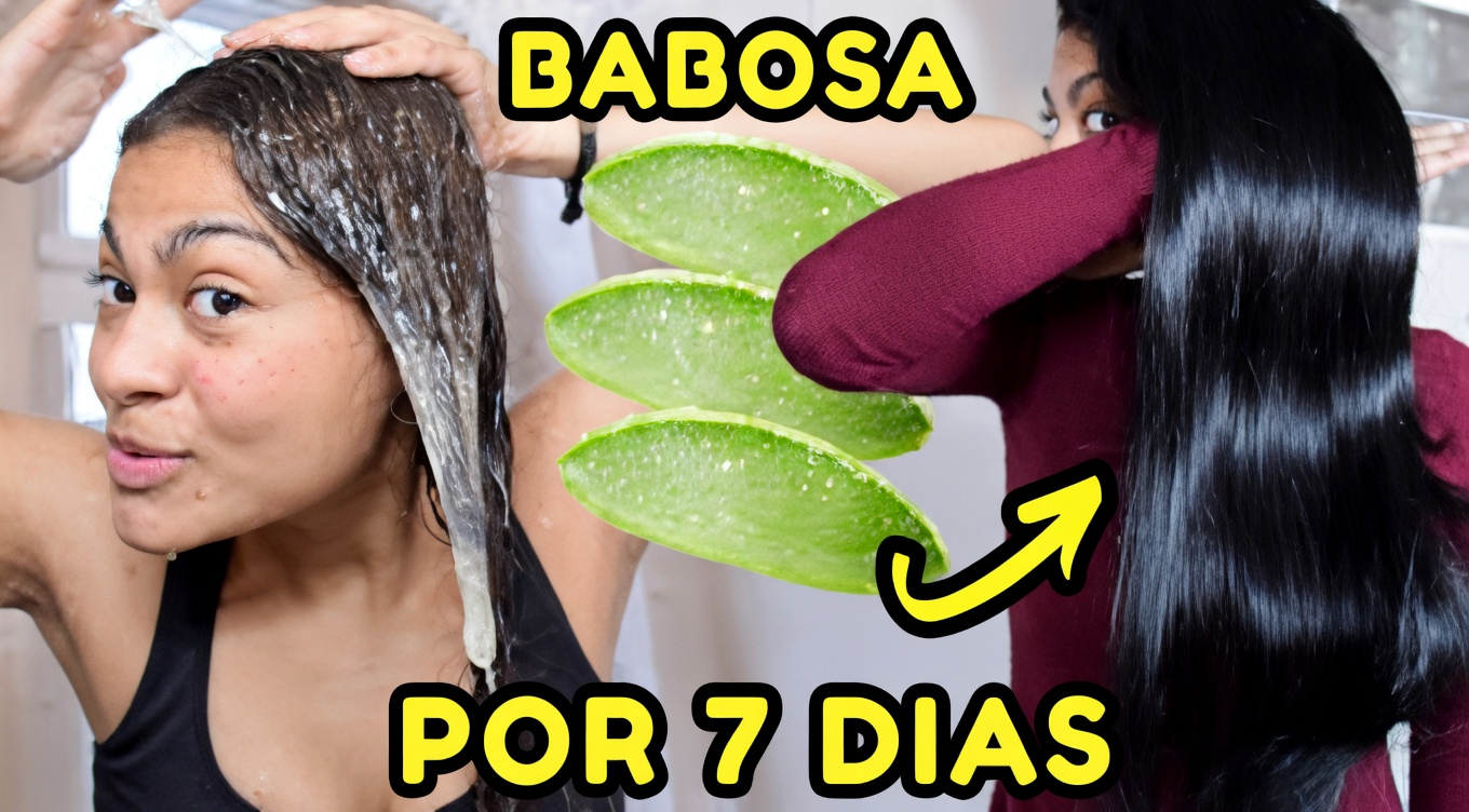 MEU CABELO ESTAVA COMPLETAMENTE CARECA! ATÉ QUE COMECEI A USAR ESTE REMÉDIO — MEU CABELO CRESCEU COMO LOUCO E A PELE BRILHA (Máscara de Arroz + Babosa)
