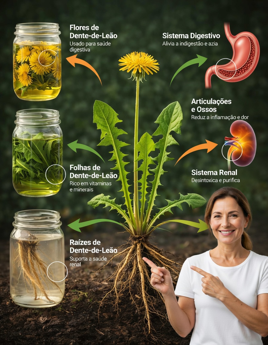 Descubra o Ouro do Jardim: o Poder Oculto do Dente-de-leão – o Superalimento Negligenciado que Pode Transformar a Sua Saúde