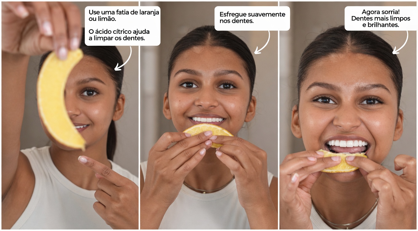 Como Clarear Naturalmente Dentes Amarelados em Casa: Explorando o Método da Casca de Banana, Gengibre e Limão