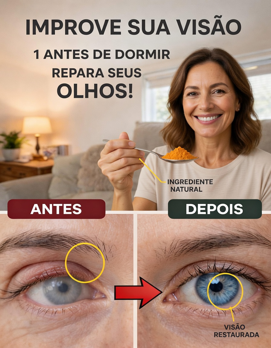 O que acontece quando você toma 1 colher desta especiaria comum antes de dormir depois dos 60 anos?