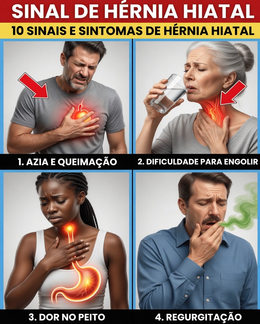 10 Sinais Surpreendentes de uma Hérnia de Hiato que Você Pode Estar Ignorando – E Por que Reconhecê-los Cedo Pode Mudar Sua Vida