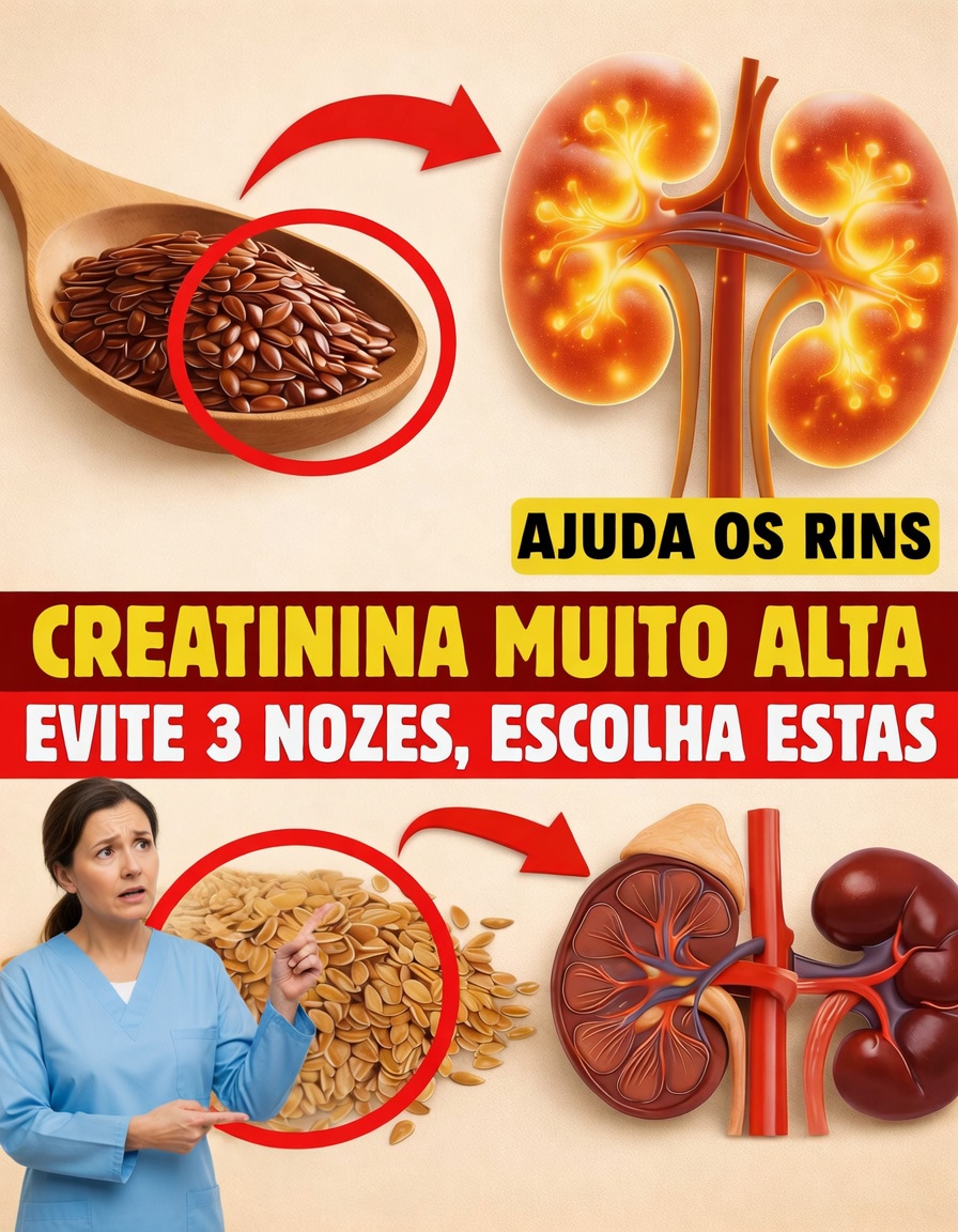 Níveis elevados de creatinina? Evite estas 3 nozes e escolha estas alternativas melhores em vez disso