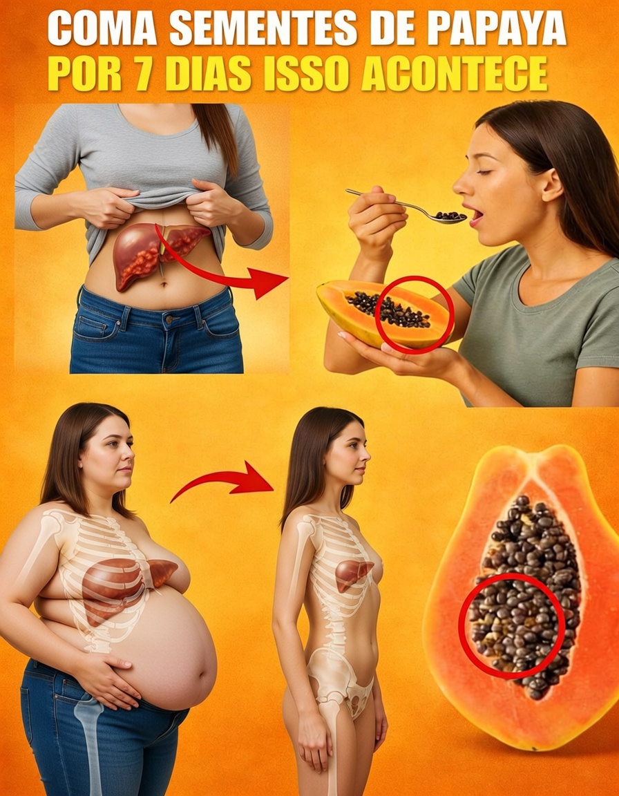 Sementes de Mamão: Consuma-as Diariamente por 7 Dias e Veja Esta Surpreendente Transformação se Desenrolar (Com Comprovação Científica)