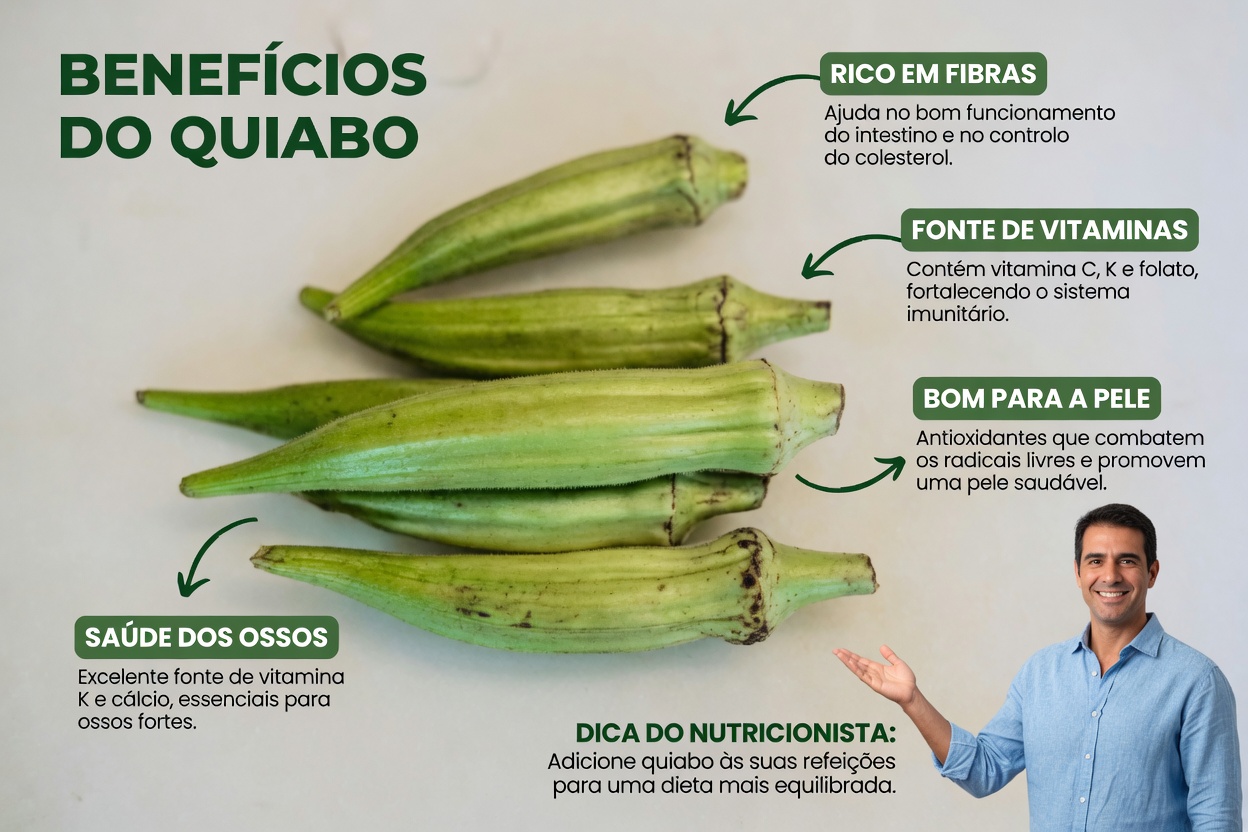 Médicos Revelam o Que Acontece Quando Você Come Quiabo Regularmente