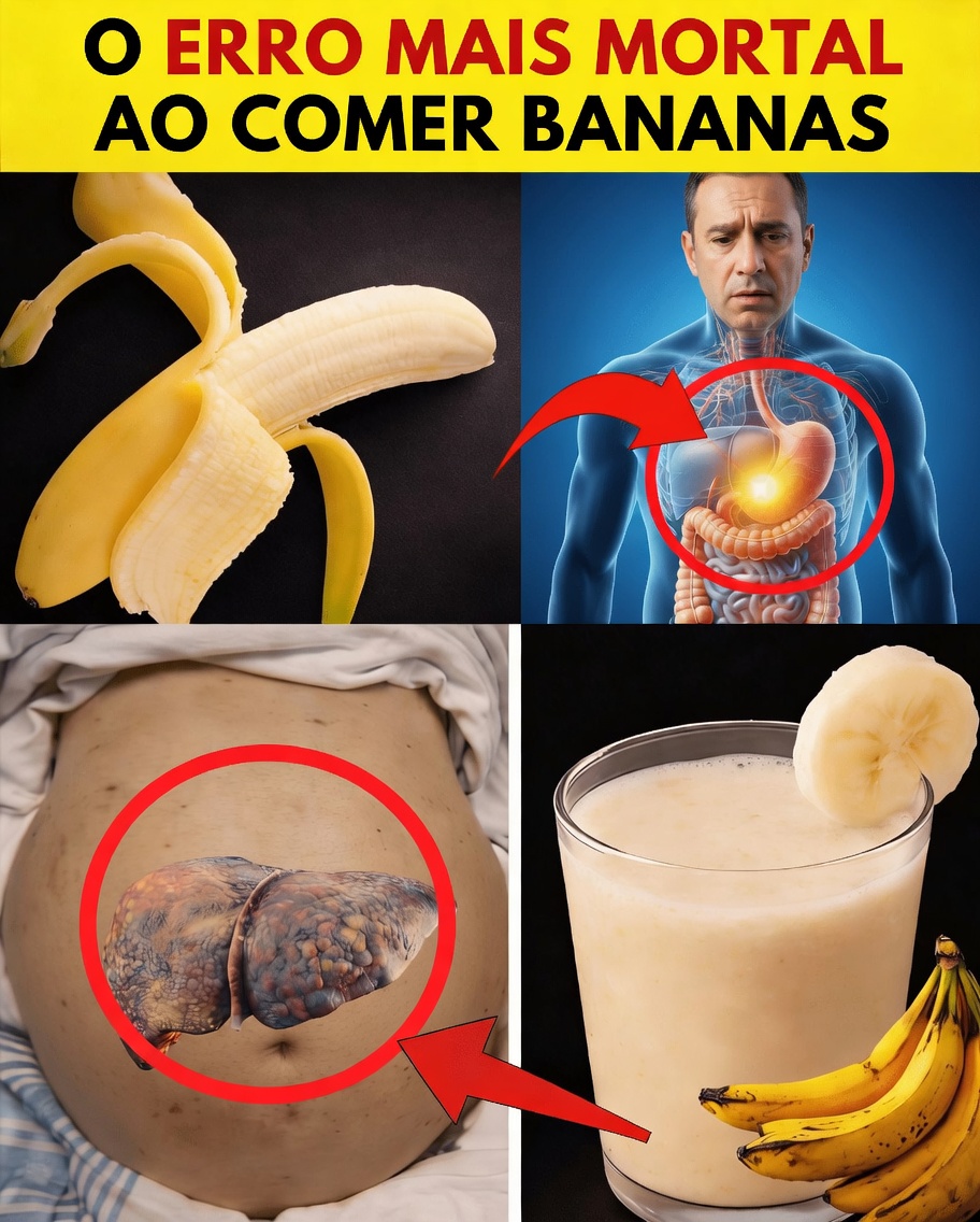 8 Erros Graves Que Você Está Cometendo ao Comer Bananas – Pare Agora Antes Que Elas Sabotem Sua Saúde!