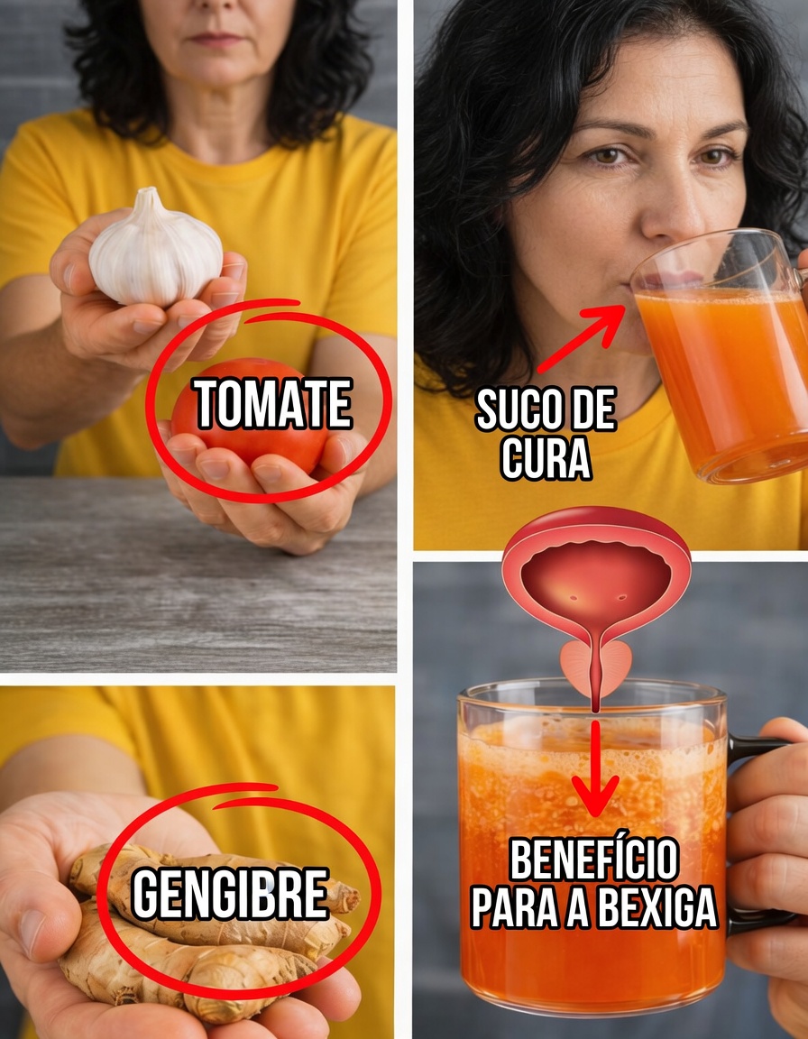 Bebida natural para apoiar a saúde da próstata após os 40: a poderosa mistura de alho, tomate e cúrcuma