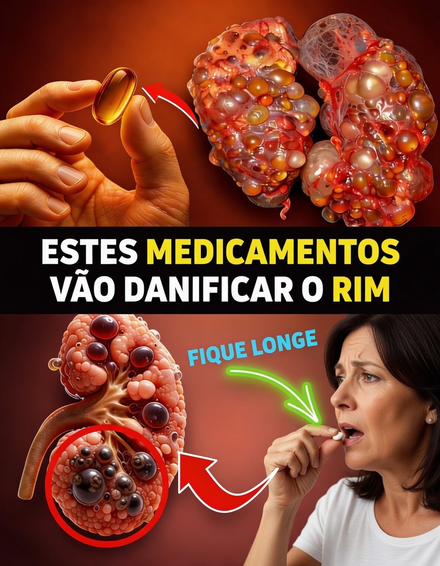 10 Medicamentos do Dia a Dia que Podem Estar Destruindo Seus Rins Silenciosamente