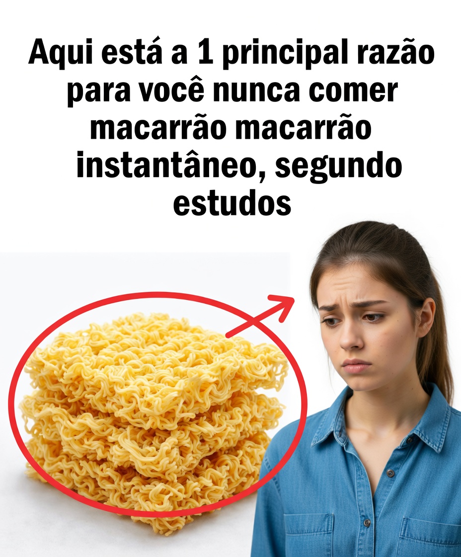 Aqui está o principal motivo pelo qual você deve repensar o consumo frequente de macarrão instantâneo, segundo estudos