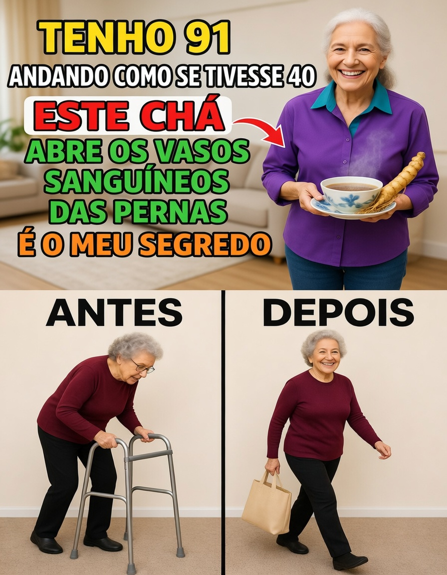 Mais de 60? Estes 3 chás podem ajudar a manter a saúde muscular e a confiança ao caminhar