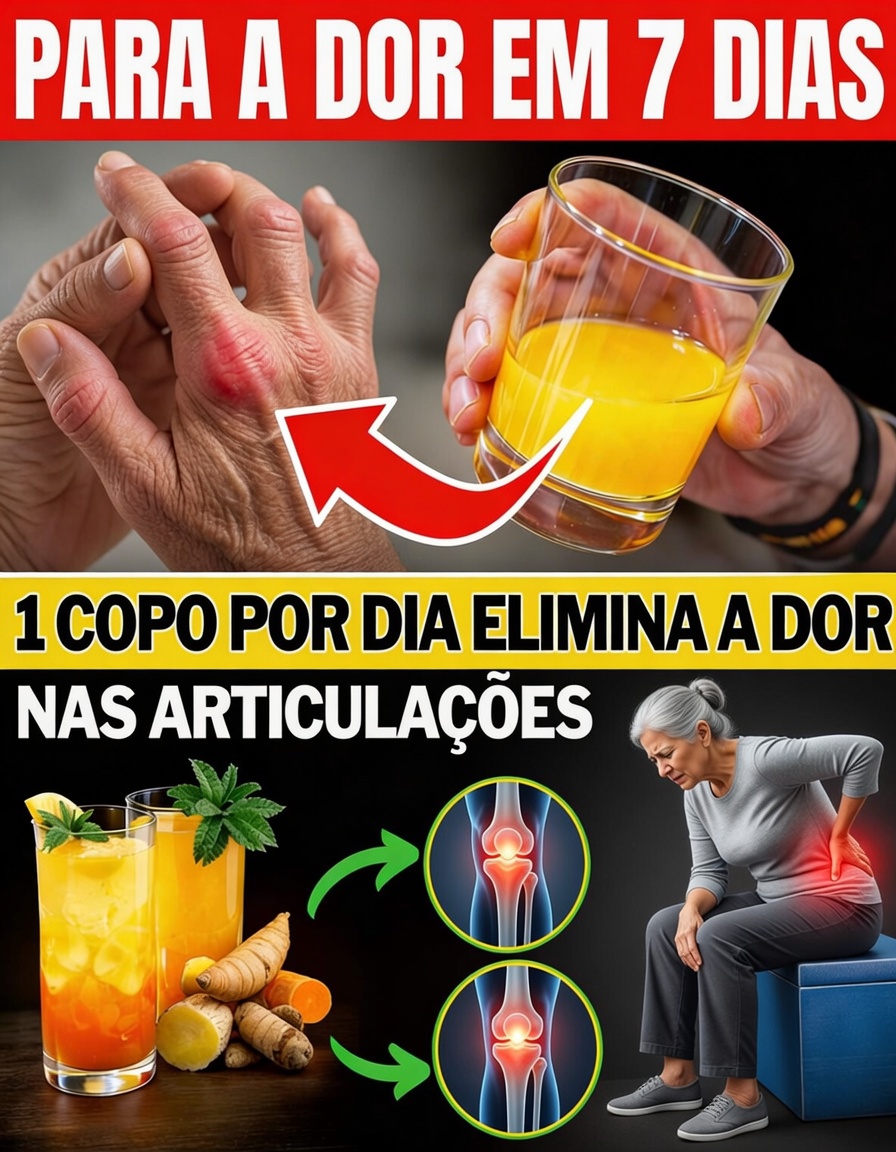 Cure a Dor nas Articulações e a Artrite Muito Rapidamente em 1 Semana!