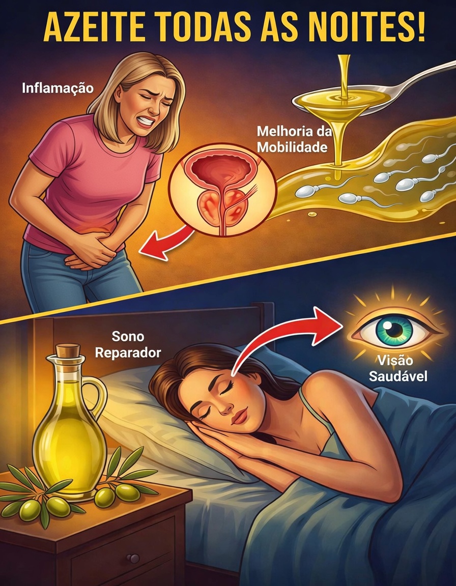 O Ritual Noturno Que Está Transformando Vidas: O Que Acontece Quando Você Bebe Azeite de Oliva Antes de Dormir